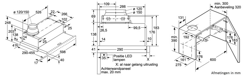 Hotte téléscopique Bosch DFL064W53 detail 5