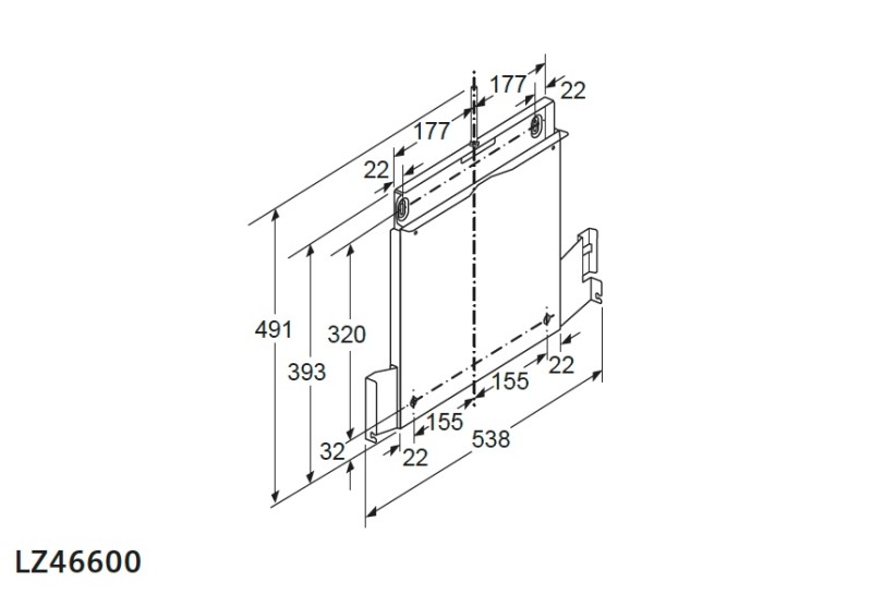 Hotte accessoires Siemens LZ46600 detail 1