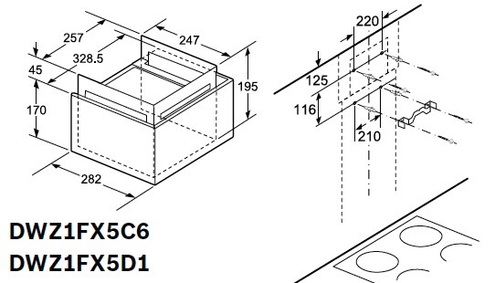 Hotte accessoires Bosch DWZ1FX5D1 detail 3