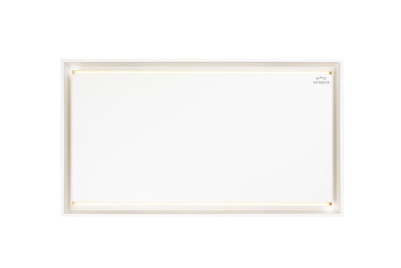 Dampkap inbouwgroep Venduro RA LED 90 MM WIT vooraanzicht