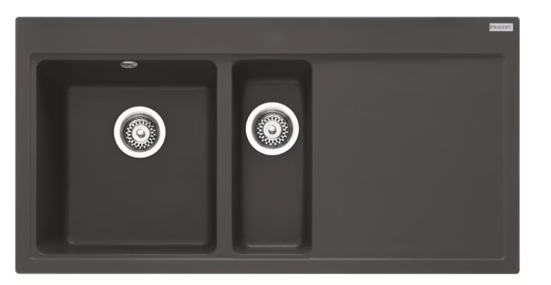 Anderhalve spoelbak Franke MTG651-100LGR1 vooraanzicht