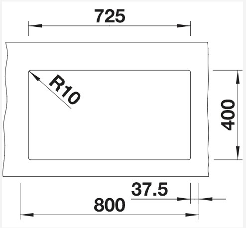 Evier 2 bassins Blanco 527827/** detail 2