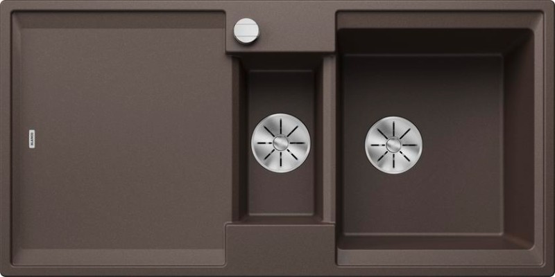 Anderhalve spoelbak Blanco 527608/** vooraanzicht