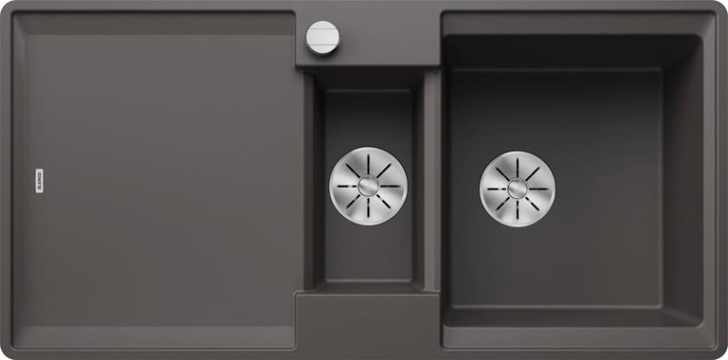 Anderhalve spoelbak Blanco 527611/** vooraanzicht