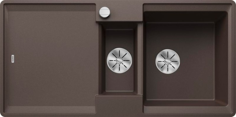 Anderhalve spoelbak Blanco 527616/** vooraanzicht