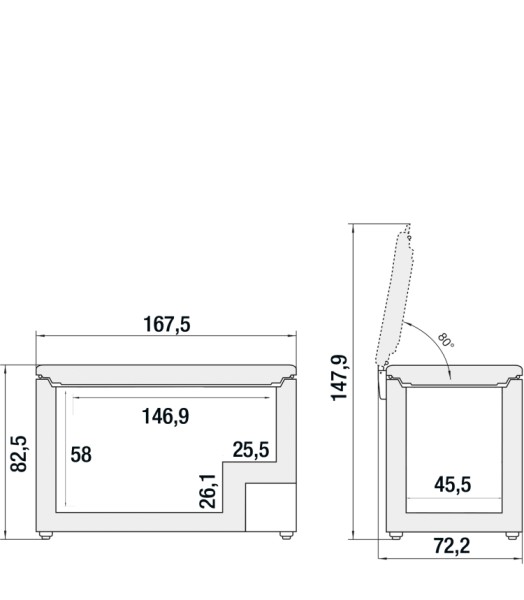 Congélateurs coffre Liebherr CFD250526 detail 5