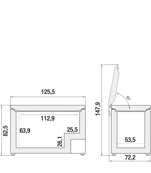 Congélateurs coffre Liebherr CFE208026 detail 4