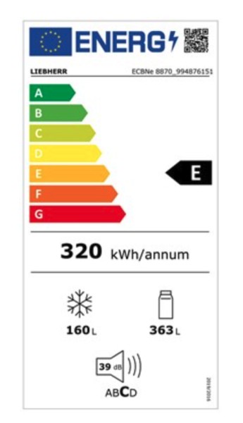 Koelvriescombinaties inbouw Liebherr ECBNE887020 detail 3
