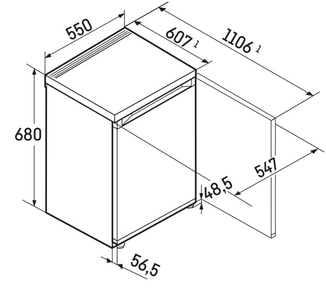 Frigo Liebherr RE100020 detail 7