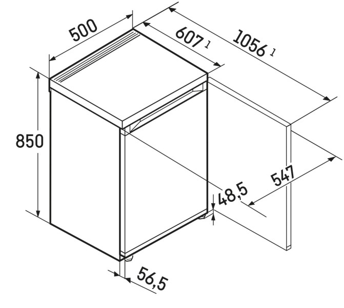 Frigo Liebherr RD120020 detail 8