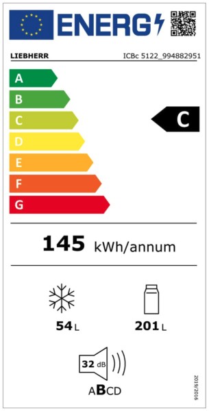 Koelvriescombinaties inbouw Liebherr ICBC512222 detail 6