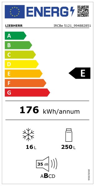 Frigo intégrable hauteur 176-179cm Liebherr IRCBE512122 detail 9