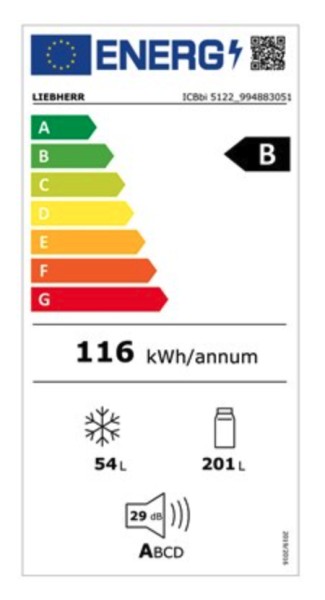 Koelvriescombinaties inbouw Liebherr ICBBI512222 detail 6