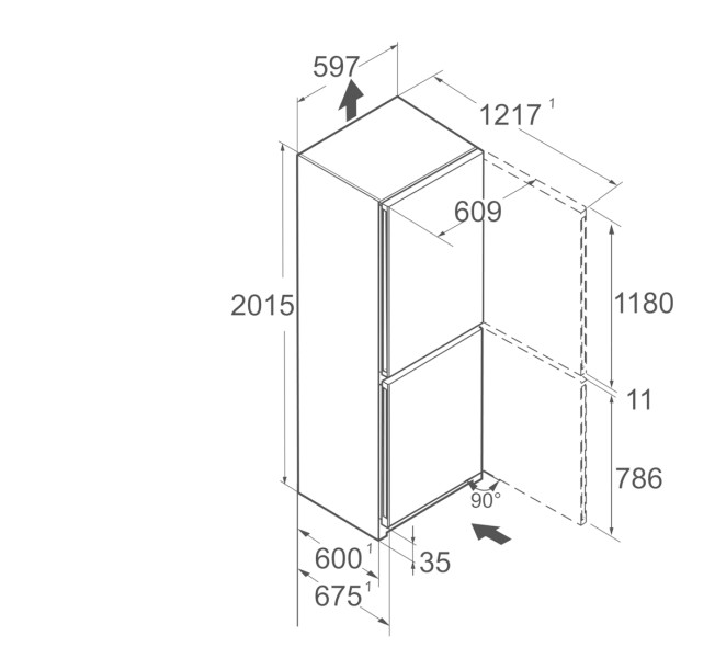 Koelvriescombinatie Liebherr CNSDB572322 detail 8