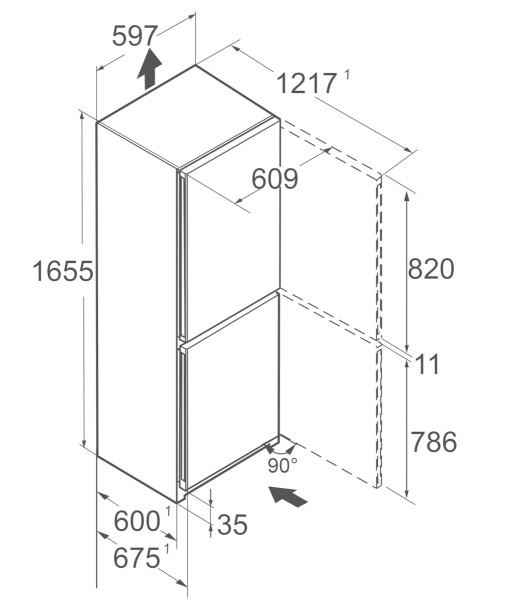 Combiné réfrigérateur/congélateur Liebherr CNSFC502322 detail 8