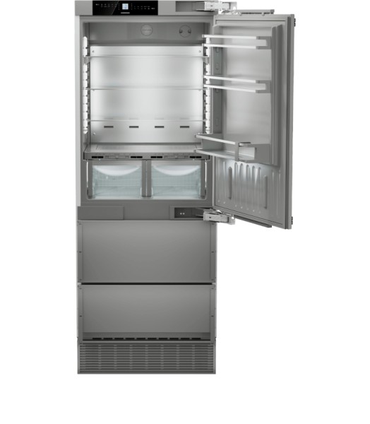 Koelvriescombinaties inbouw Liebherr ECBNE787020 vooraanzicht