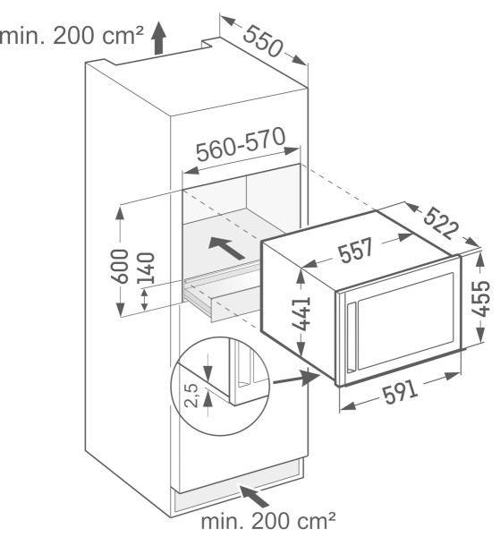 Wijnkast inbouw Liebherr WKEES55326 detail 5