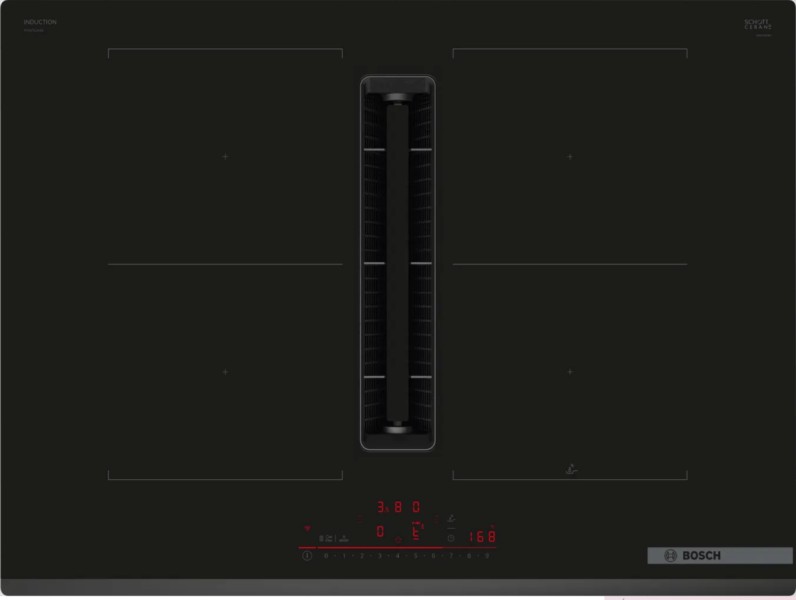 Kookplaat met ingebouwde dampafzuiging Bosch PVQ731H26E vooraanzicht