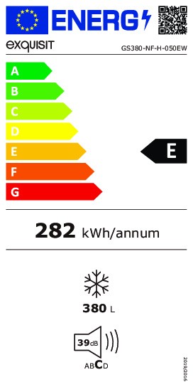 Diepvries Exquisit GS380-NF-H-050EW detail 1