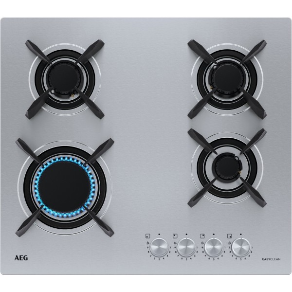 Taque de cuisson au gaz AEG HGB64423UZ vooraanzicht