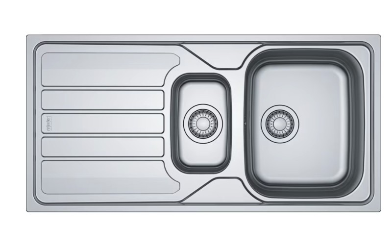 Evier 1 1/2 bassin Franke FLX6511 vooraanzicht