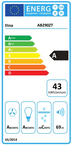 Dampkap wand/schouw Etna/by Atag AB290ZT detail 4