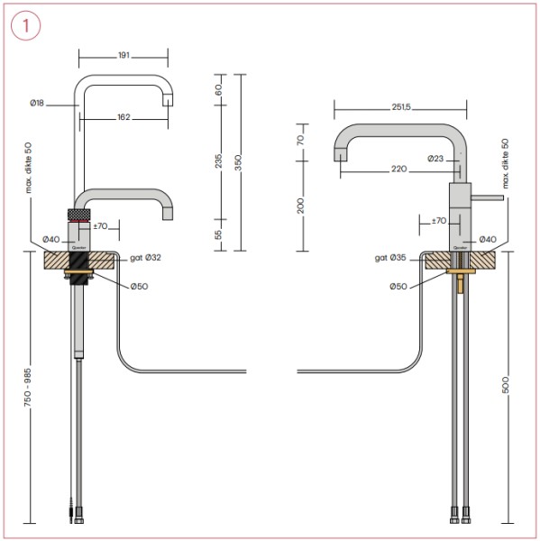 Quooker Quooker NMSSST - COMBI+ detail 2