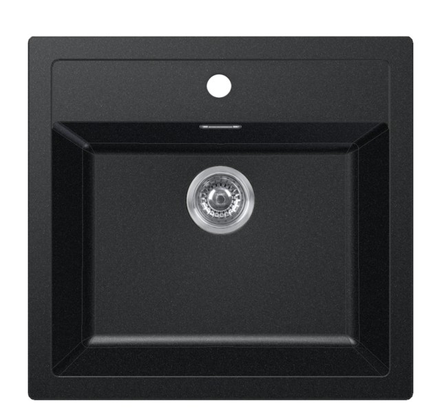 Enkele spoelbak Franke SID610490ZW1 vooraanzicht