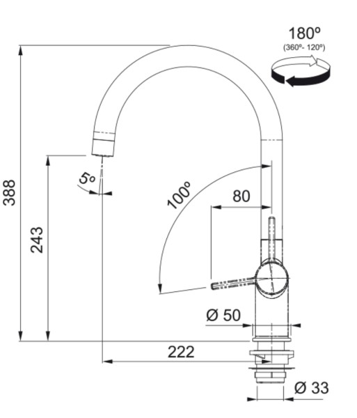 Robinet multifonctionnel Franke 302273 detail 5