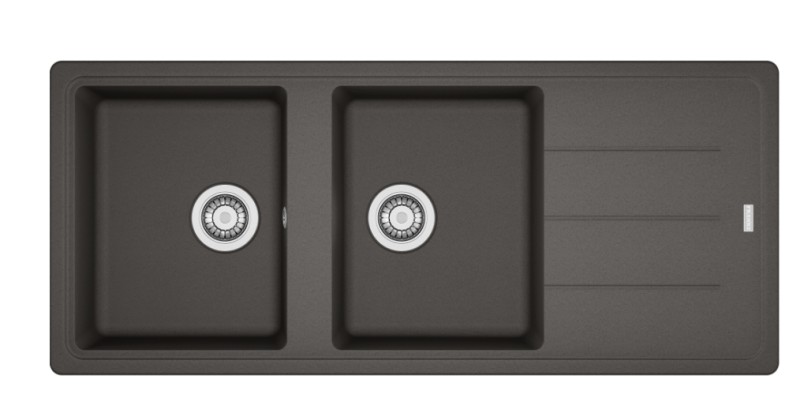 Dubbele spoelbak Franke BFG621LG1 vooraanzicht