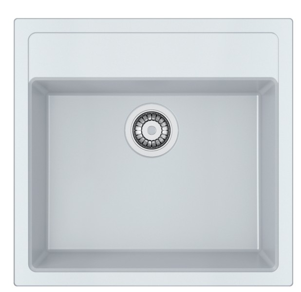 Enkele spoelbak Franke SID610490PW1 vooraanzicht