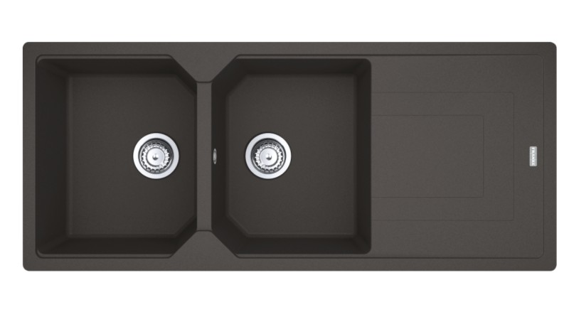 Dubbele spoelbak Franke UBG621LG1 vooraanzicht