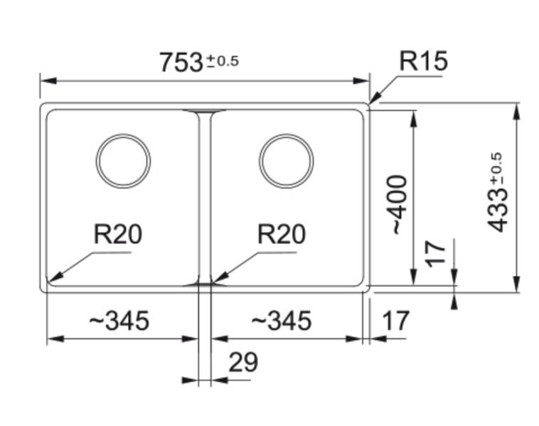 Evier 2 bassins Franke MRG220LG1 detail 1