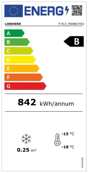Horeca congélateur Liebherr F 913-41 detail 2