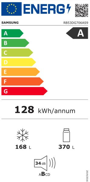 Combiné réfrigérateur/congélateur Samsung RB53DG706AS9/inox detail 5