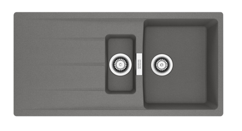 Anderhalve spoelbak Franke CNG651SG1 vooraanzicht