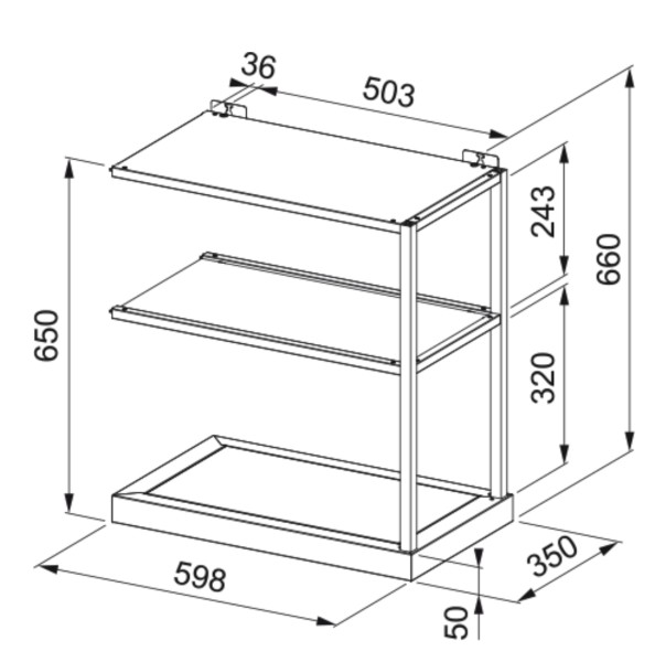 Dampkap toebehoren Franke 305621 detail 1