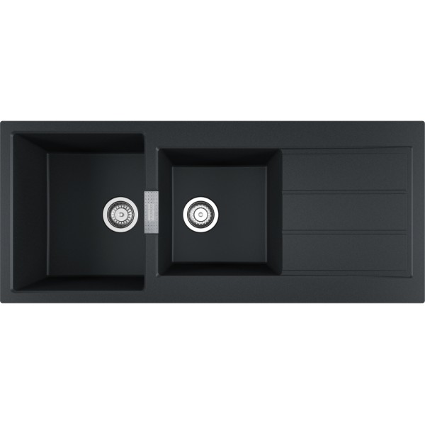 Dubbele spoelbak Franke S2D621ZW1/ACTIE vooraanzicht