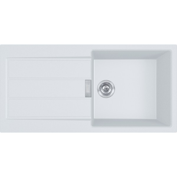 Enkele spoelbak Franke S2D611PW1 vooraanzicht