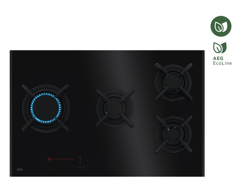 Taque de cuisson au gaz AEG HVB8453IB vooraanzicht