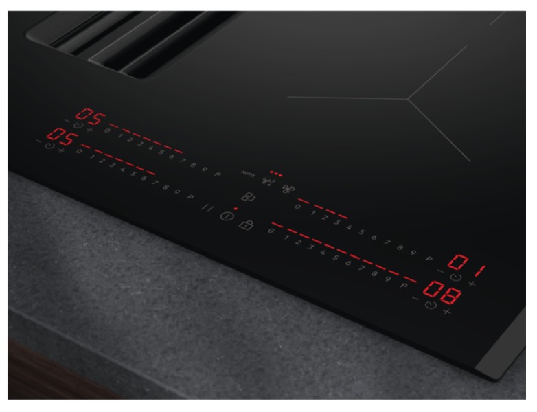 Taque de cuisson avec hotte intégrée AEG TCH74B01FB detail 1