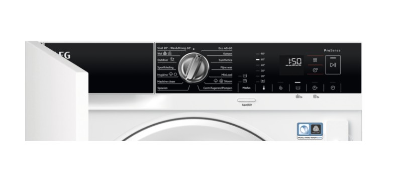 Lave- et sèche-linge combination encastrable AEG LWR7676BI detail 1