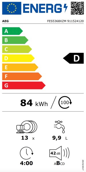 Lave-vaisselle avec panneau de commande 60cm AEG FES5368XZM* detail 4