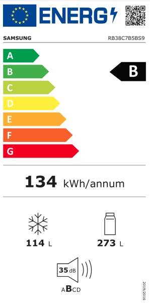 Koelvriescombinatie Samsung RB38C7B5BS9/inox detail 3