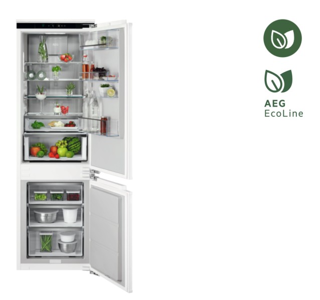 Koelvriescombinaties inbouw AEG TSC8M18WCF/! vooraanzicht