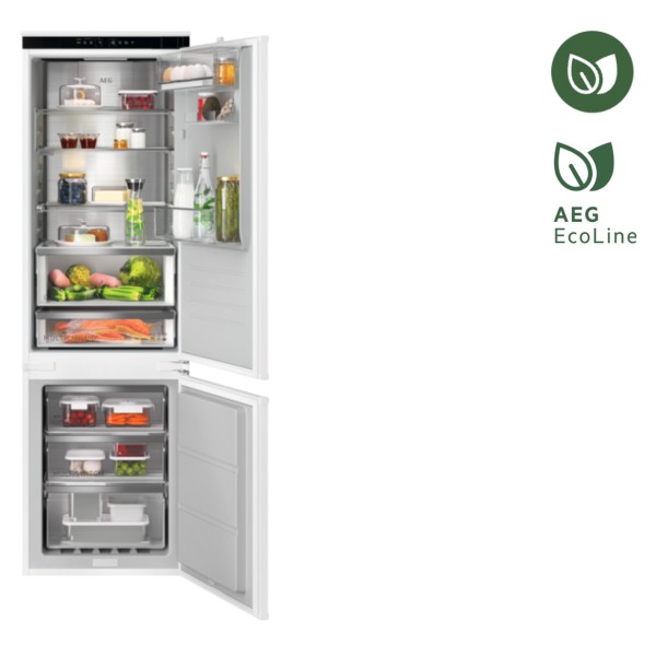 Koelvriescombinaties inbouw AEG NSC9V181CS/! vooraanzicht