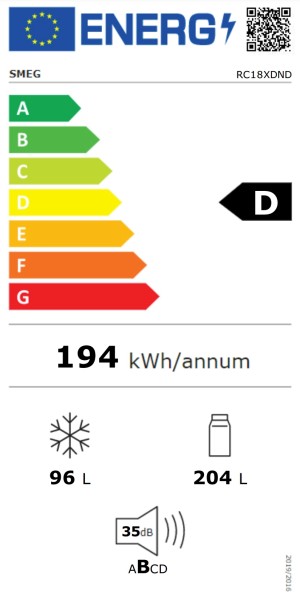 Koelvriescombinatie Smeg RC18XDND detail 5