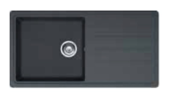 Enkele spoelbak Franke JDS611GP1 vooraanzicht