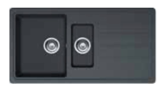 Evier 1 1/2 bassin Franke JDS651GP1 vooraanzicht