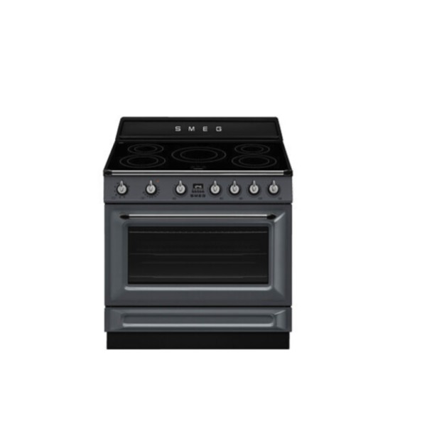 Fornuis inductie kookplaat Smeg TR90IMGR vooraanzicht